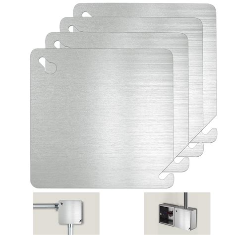 electrical box blank cover plate|4x4 metal electrical box cover.